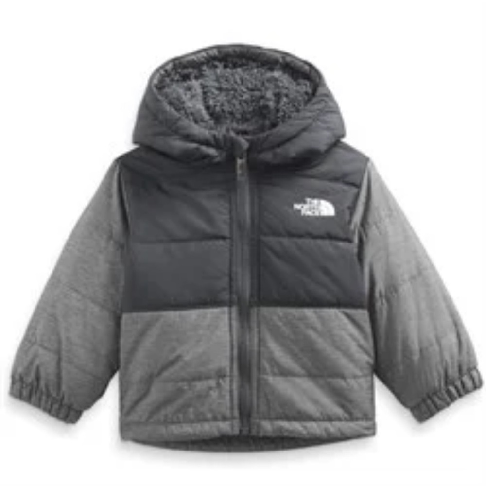 NWT The North Face Baby‎ Boy Mount Chimbo Reversible Hooded Jacket Cozy Warm